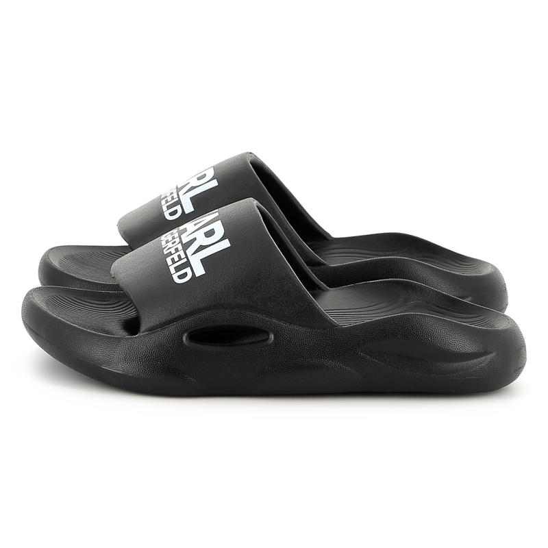 Badeschuhe mit Logo KARL LAGERFELD KIDS 
                        JUNGE