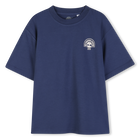 Kurz&auml;rmeliges t-shirt, SCHIEFERBLAU, hi-res