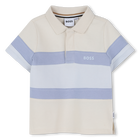 Kurz&auml;rmeliges poloshirt, HELL BEIGE, hi-res