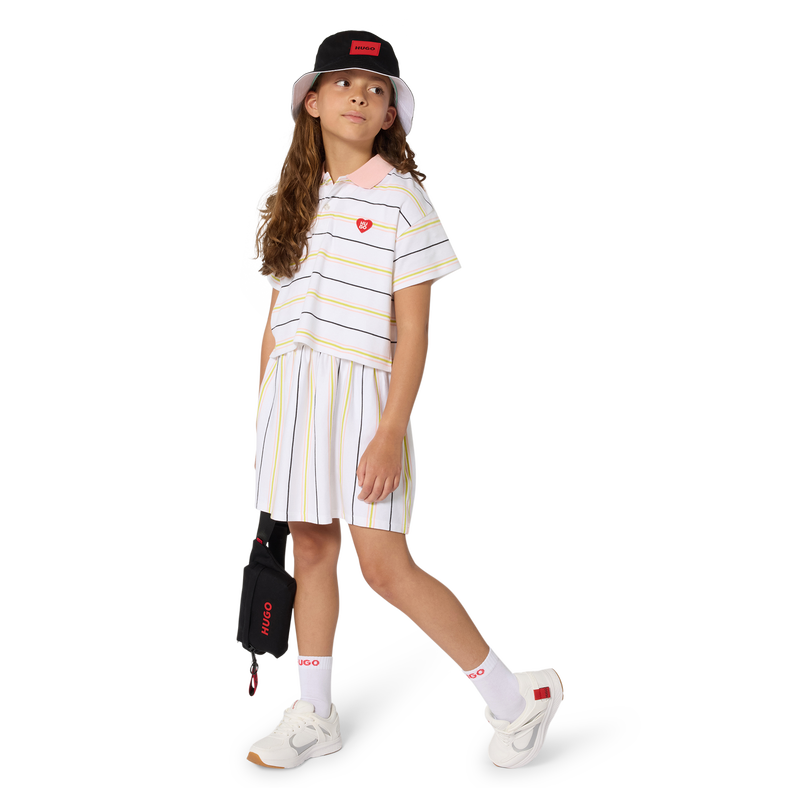 GESTREIFTES KLEID HUGO 
                        M&Auml;DCHEN