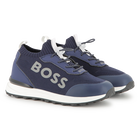 Sneaker mit elastischen Schn&uuml;rsenkeln BOSS 
                    JUNGE