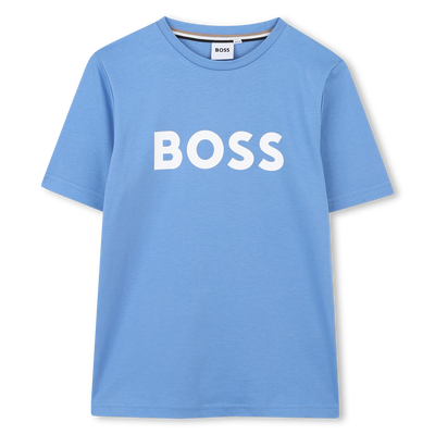 Kurz&auml;rmliges Baumwollshirt BOSS JUNGE