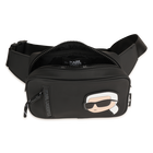 Bauchtasche aus beschichtetem Textil mit Gummieffe KARL LAGERFELD KIDS 
                    JUNGE