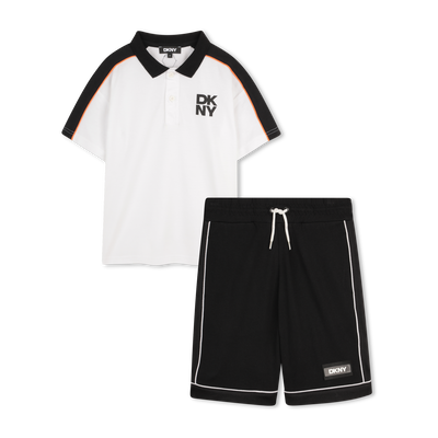 SET AUS T-SHIRT UND BERMUDASHORTS DKNY JUNGE