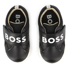 Ledersneaker mit Klettriemen BOSS 
                    JUNGE