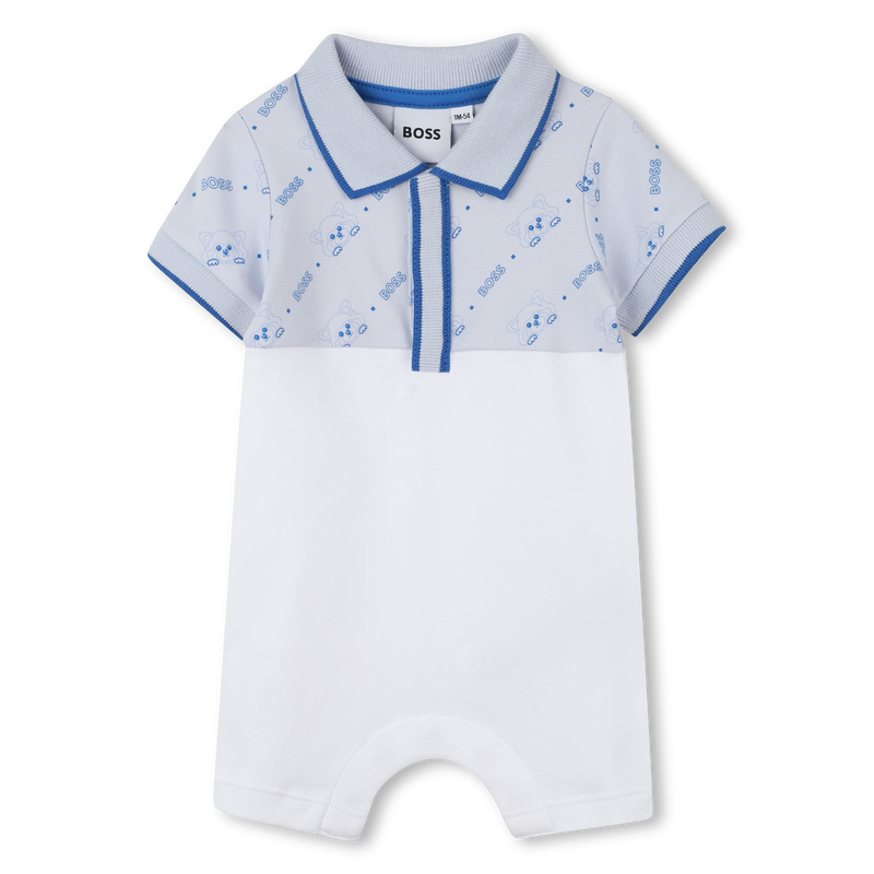 Kurzer Overall mit Polokragen BOSS 
                        JUNGE