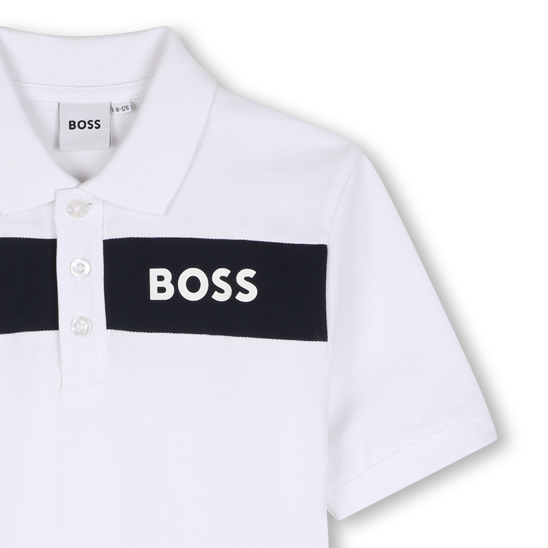 KURZ&Auml;RMELIGES POLOSHIRT BOSS 
                        JUNGE