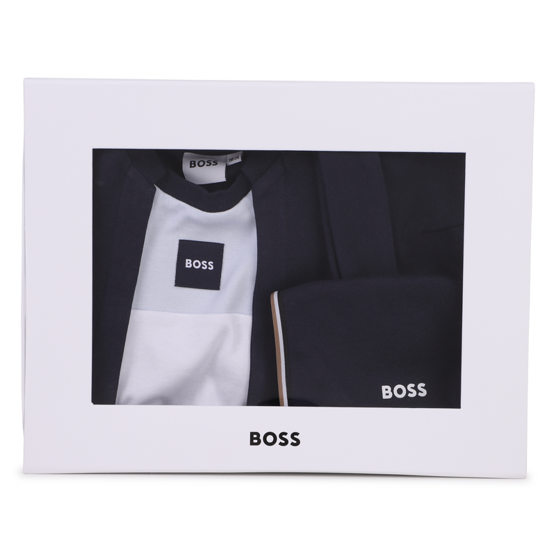 Pyjama-Set mit M&uuml;tze und L&auml;tzchen BOSS 
                        JUNGE