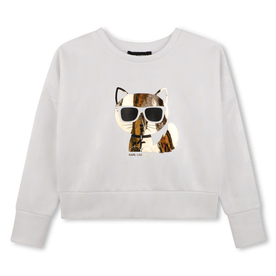 Langarm-Sweatshirt KARL LAGERFELD KIDS M&Auml;DCHEN