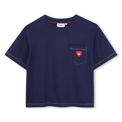T-Shirt mit kurzen &Auml;rmeln HUGO M&Auml;DCHEN