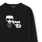LANGARM KLEID KARL LAGERFELD KIDS 
                    M&Auml;DCHEN