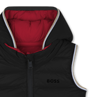 Wendbare &auml;rmellose Daunenjacke BOSS 
                    JUNGE