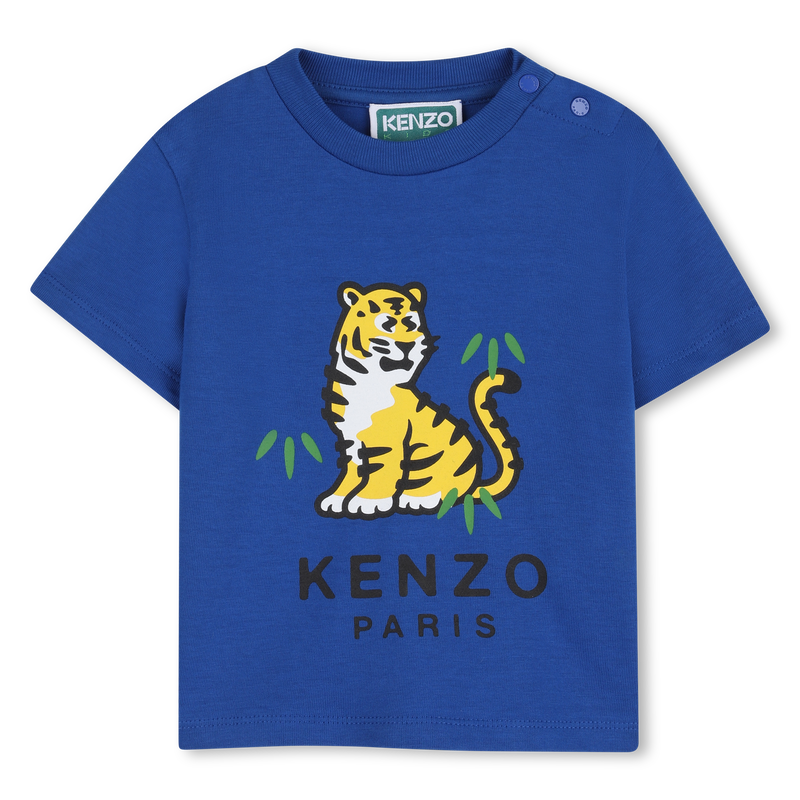 SET AUS T-SHIRT UND BERMUDASHORTS KENZO KIDS 
                        JUNGE