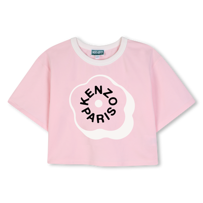 T-Shirt mit kurzen &Auml;rmeln KENZO KIDS M&Auml;DCHEN