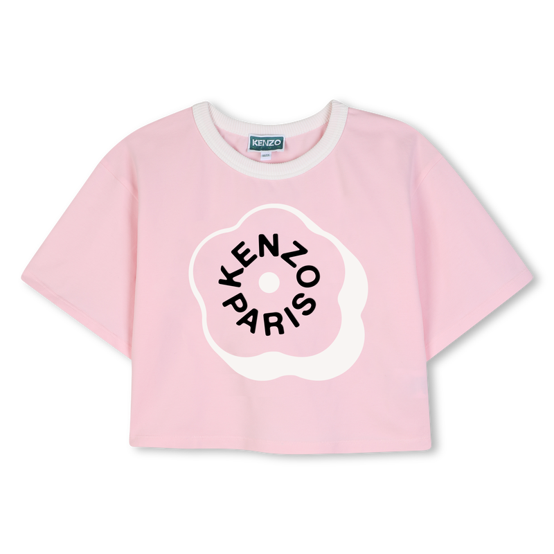 T-Shirt mit kurzen &Auml;rmeln KENZO KIDS 
                        M&Auml;DCHEN