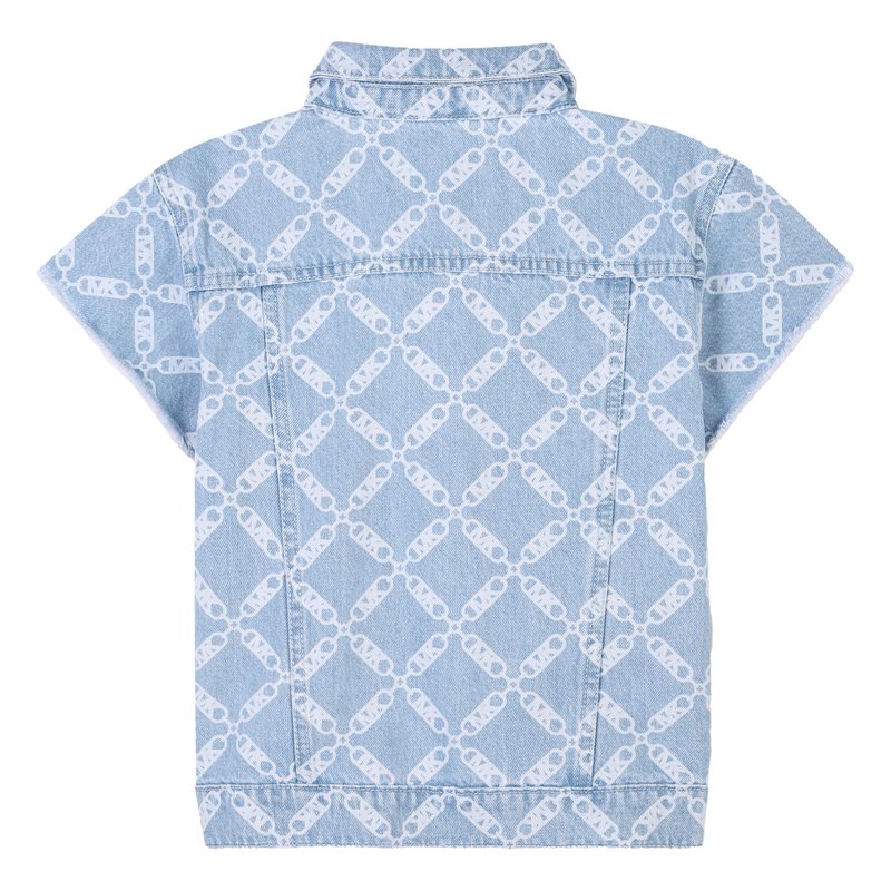 Kurz&auml;rmelige Jeansjacke MICHAEL KORS 
                        M&Auml;DCHEN