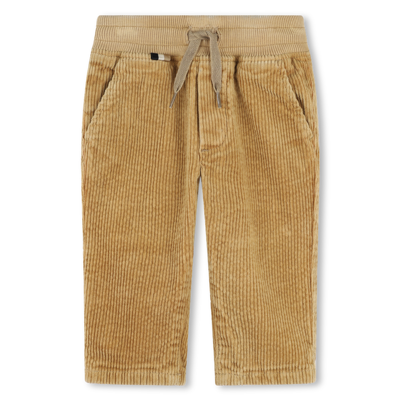 Einfarbige Velourshose BOSS 
                        JUNGE