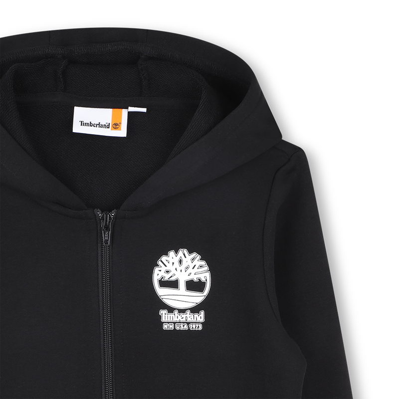 Cardigan mit Kapuze aus Fleece TIMBERLAND 
                        JUNGE