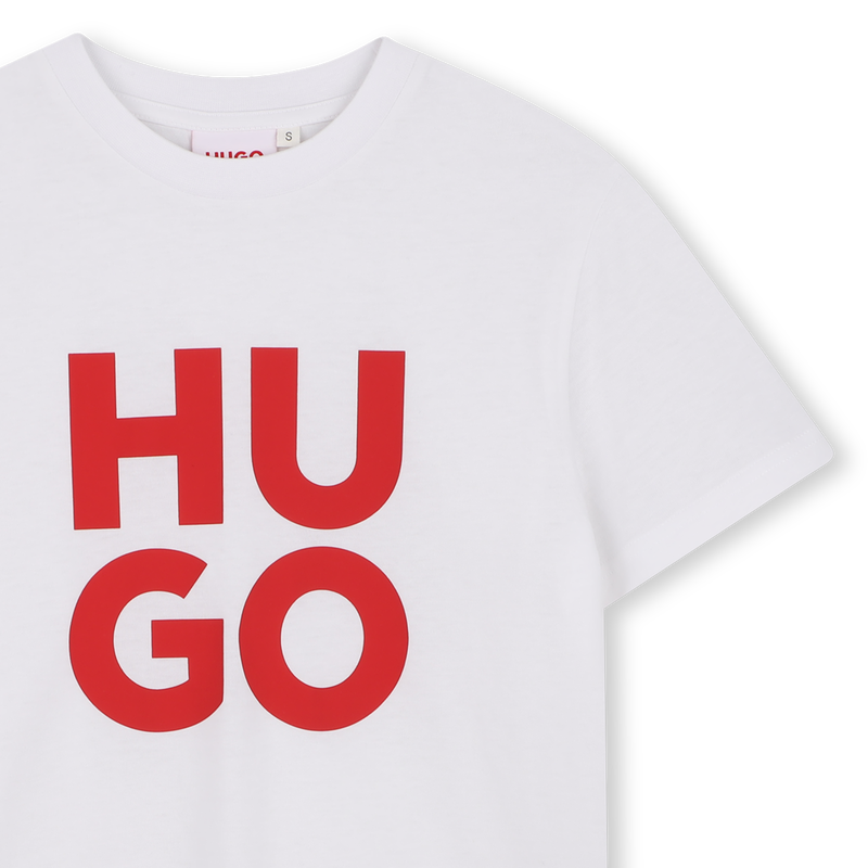 T-Shirt mit kurzen &Auml;rmeln HUGO 
                        JUNGE