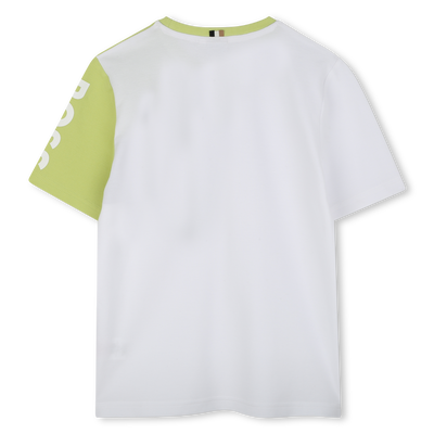 T-Shirt aus Baumwoll-Piqu&eacute; BOSS JUNGE