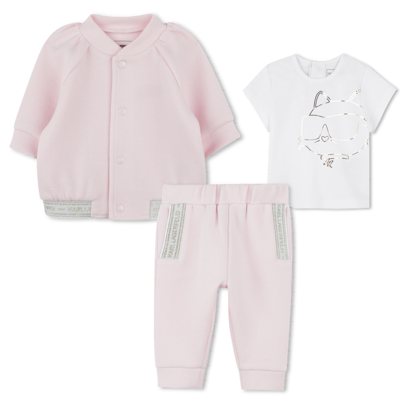 3-teiliges Joggingset KARL LAGERFELD KIDS 
                        M&Auml;DCHEN