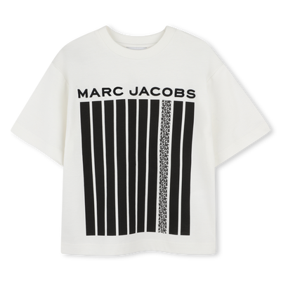 Zweifarbiges Baumwoll-T-Shirt MARC JACOBS JUNGE