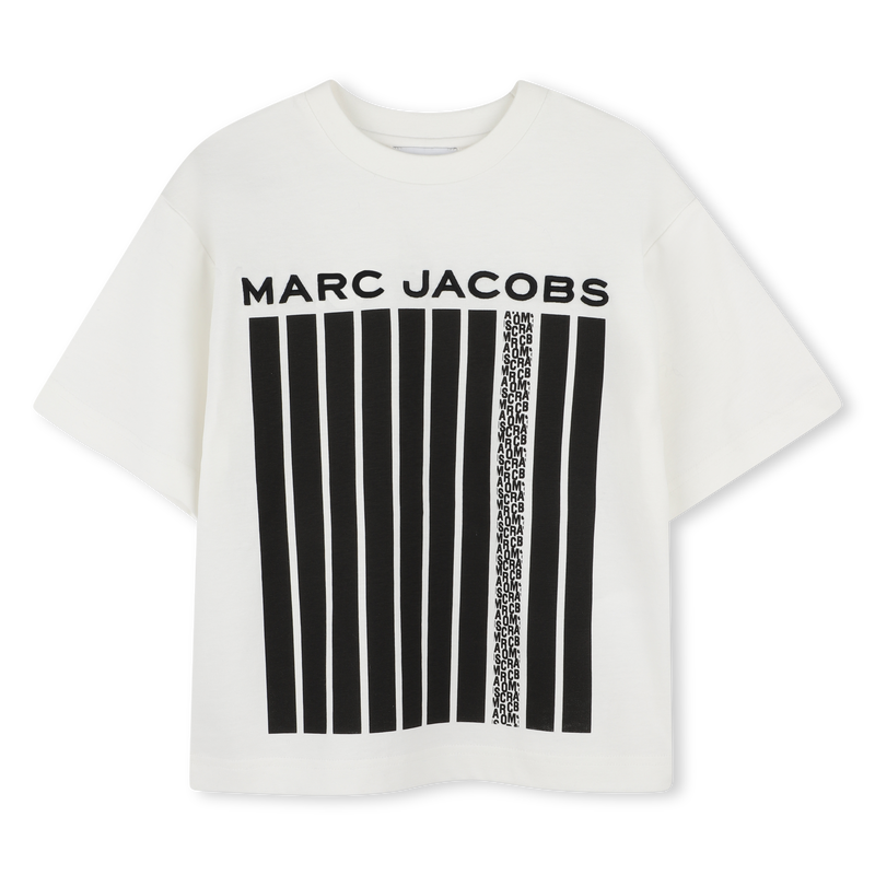 Zweifarbiges Baumwoll-T-Shirt MARC JACOBS 
                        JUNGE