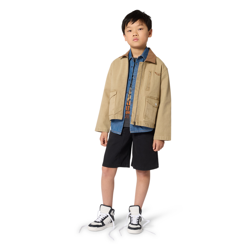 KURZ&Auml;RMELIGES T-SHIRT ZADIG & VOLTAIRE 
                        JUNGE