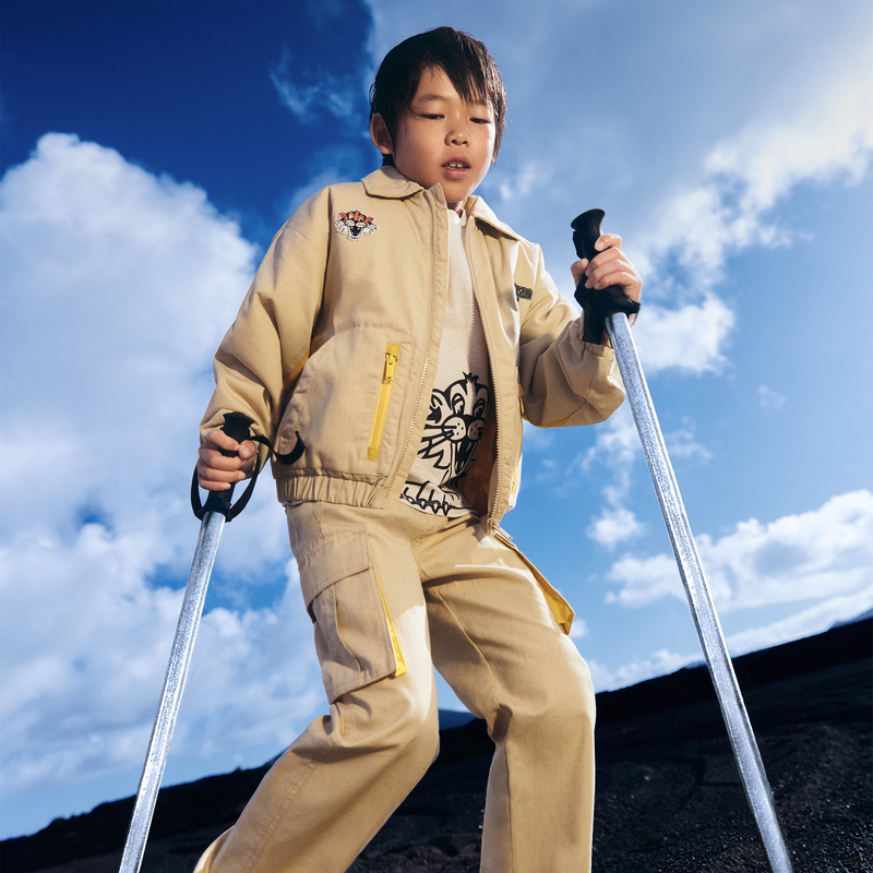 Jacke aus Baumwolle KENZO KIDS 
                        JUNGE