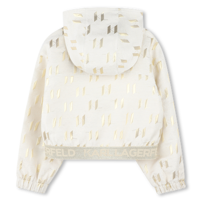 Jacke mit goldfarbenen Details KARL LAGERFELD KIDS MÄDCHEN