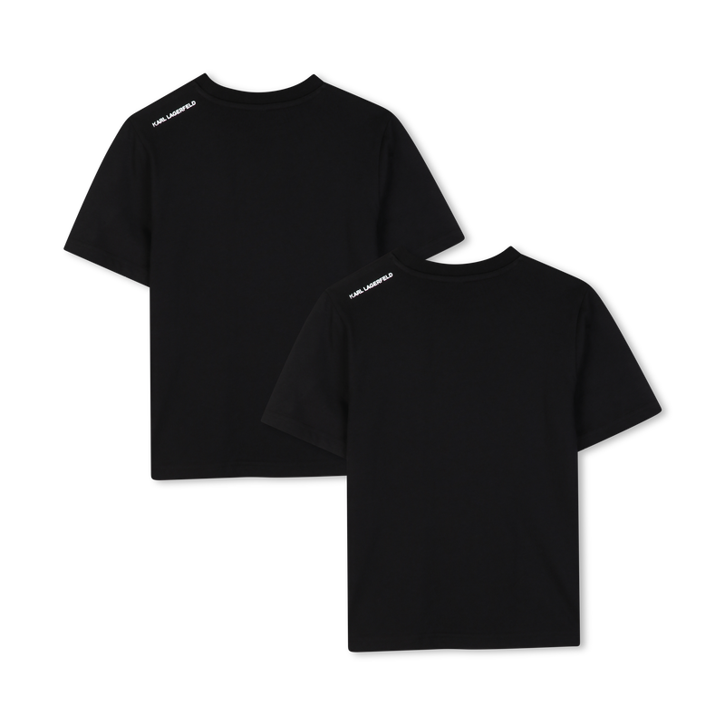 Set mit 2 kurz&auml;rmeligen t-shirts KARL LAGERFELD KIDS 
                        JUNGE