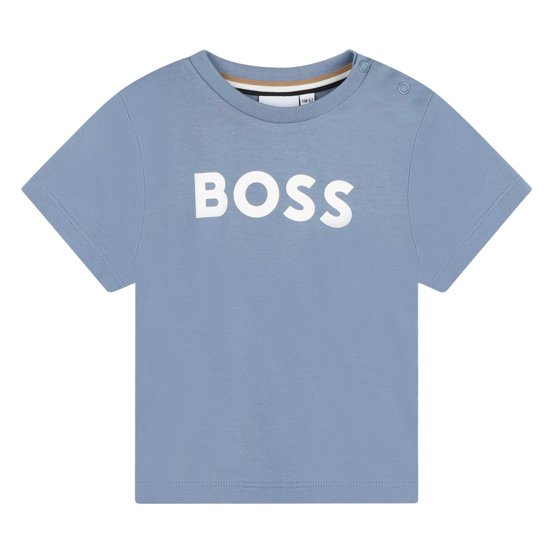 Bbaumwoll-T-Shirt mit Logo BOSS 
                        JUNGE