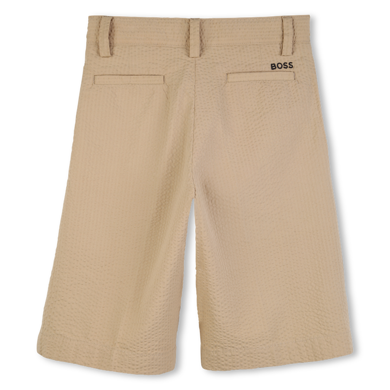 BERMUDASHORTS AUS LEICHTEM GEPR&Auml;GTEM STOFF BOSS 
                        JUNGE