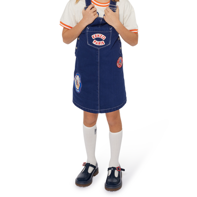 Leder-Ballerinas mit Schnalle KENZO KIDS M&Auml;DCHEN