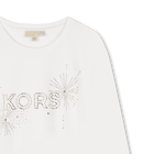 Langarm-T-Shirt aus Baumwolle MICHAEL KORS 
                    M&Auml;DCHEN