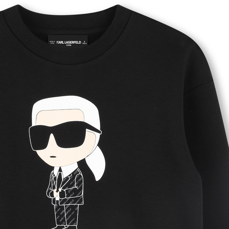 Sweatshirt mit logomotiv KARL LAGERFELD KIDS 
                        JUNGE