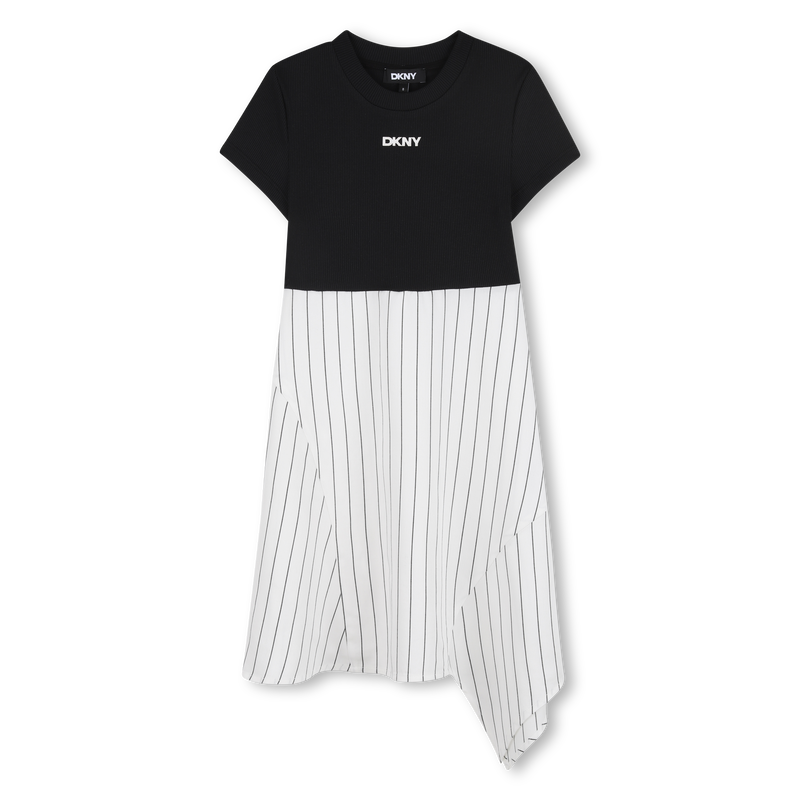 Festkleid aus Materialmix DKNY 
                        M&Auml;DCHEN