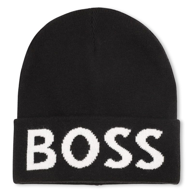 Strickm&uuml;tze mit Revers BOSS 
                        JUNGE