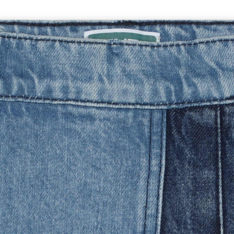 Bestickte Jeansshorts KENZO KIDS 
                        M&Auml;DCHEN