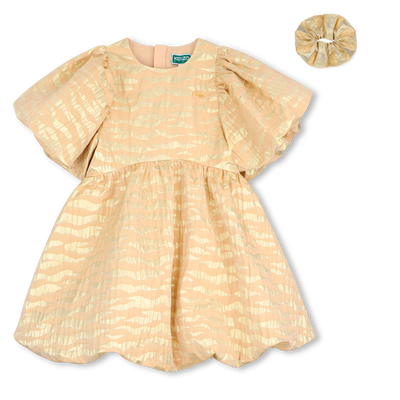 Festkleid und Haargummi KENZO KIDS M&Auml;DCHEN