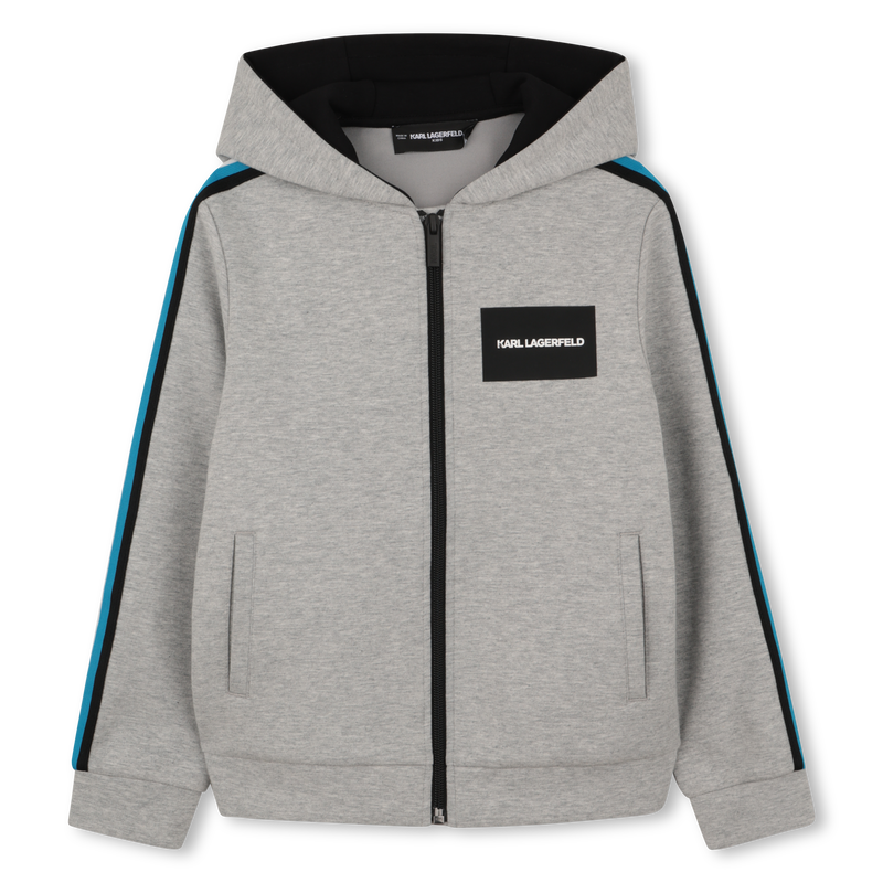 KAPUZENPULLOVER MIT REISSVERSCHLUSS KARL LAGERFELD KIDS 
                        JUNGE