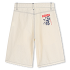 Bermudashorts aus popeline KENZO KIDS 
                    JUNGE