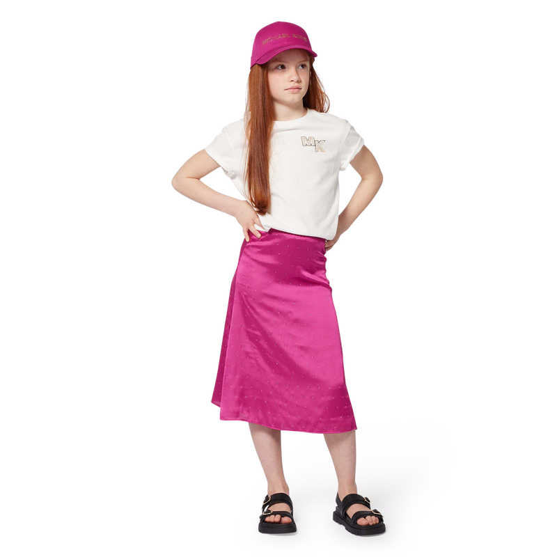 Kurz&auml;rmliges Baumwoll-T-Shirt MICHAEL KORS 
                        M&Auml;DCHEN