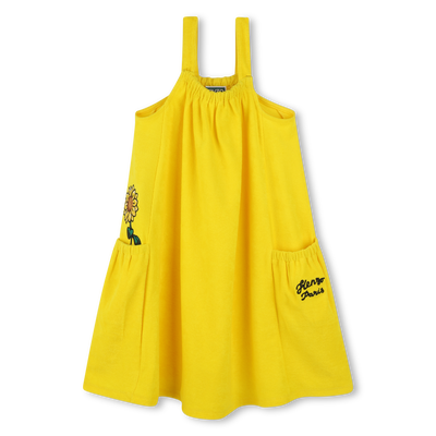 Frotteekleid mit Stickereien KENZO KIDS M&Auml;DCHEN