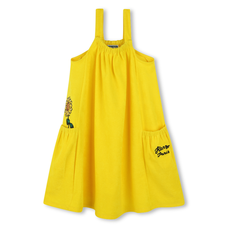 Frotteekleid mit Stickereien KENZO KIDS 
                        M&Auml;DCHEN