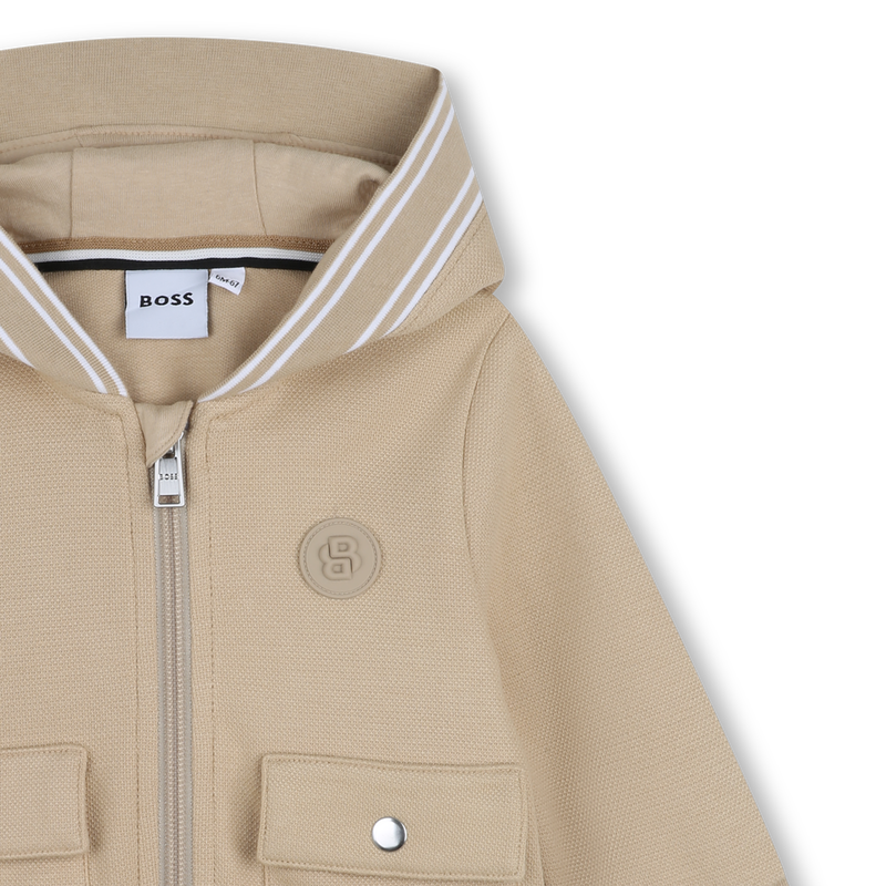 KAPUZENPULLOVER MIT REISSVERSCHLUSS BOSS 
                        JUNGE