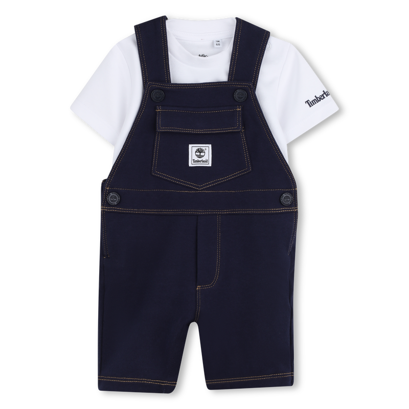 OVERALL UND T-SHIRT-SET TIMBERLAND 
                        JUNGE