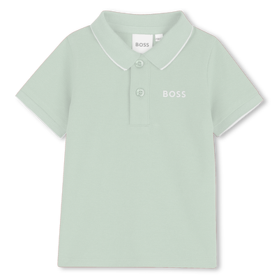 KURZ&Auml;RMELIGES POLOSHIRT BOSS JUNGE