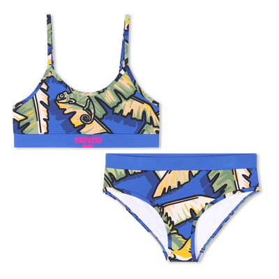 Bikini mit Palmenmuster KENZO KIDS M&Auml;DCHEN