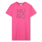 Kurz&auml;rmeliges Kleid HUGO 
                    M&Auml;DCHEN